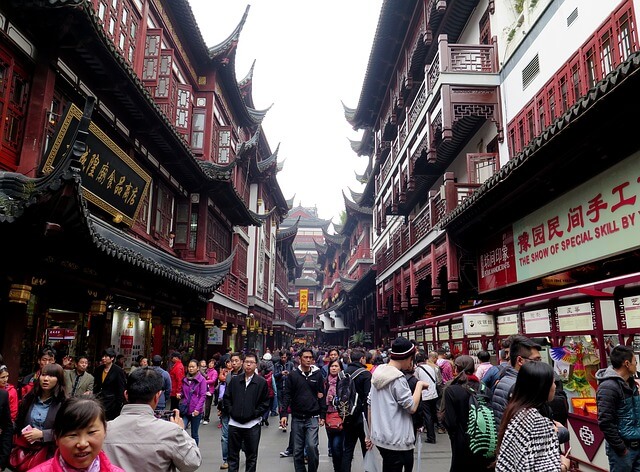 Shanghai (China) is among the biggest cities in the world by population