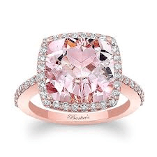 Rubies or a morganite engagement ring