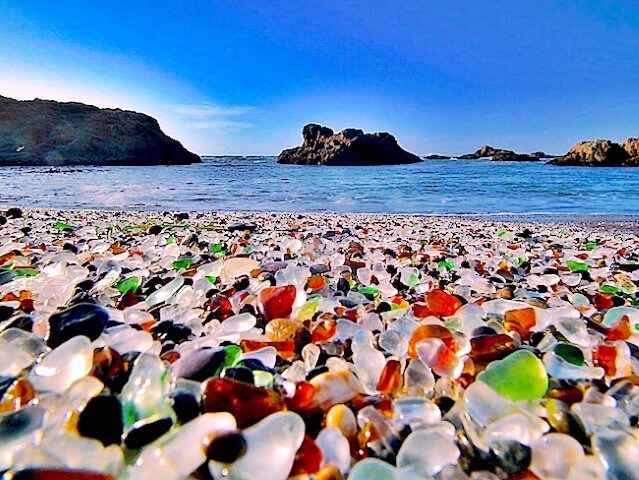 Glass Beach, California best private beaches in the world